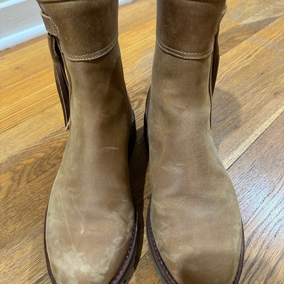 Penelope Chilvers Cropped Tassel Boots 39 (color - biscuit) - Picture 10 of 13